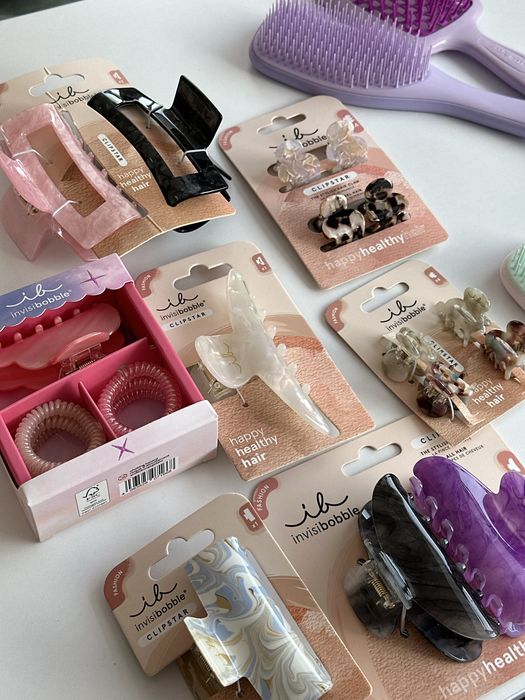 Заколка резинка набір Invisibobble Pink Victoria secret