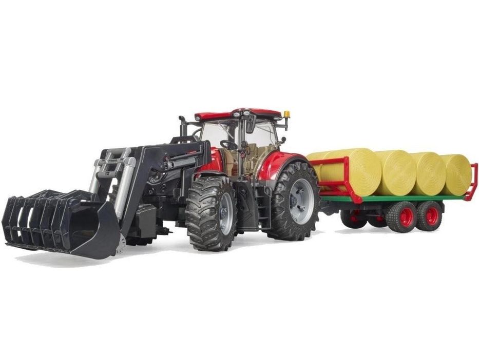 Traktor Case IH Optum 300 CVX z ładowarką pudełko,