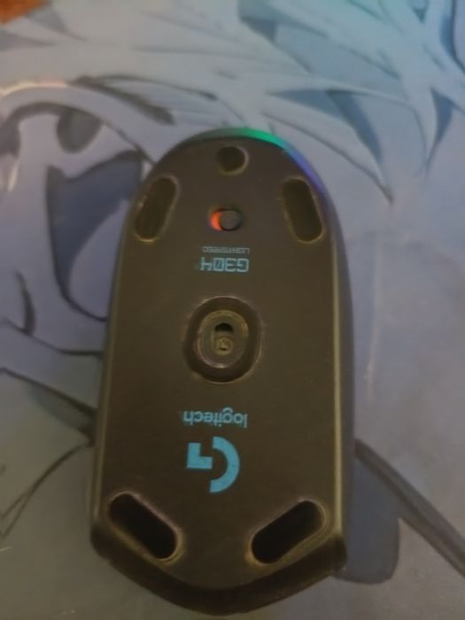 Мишка бездротова Logitech G304 черного кольору