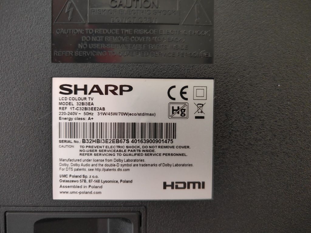 Tv Sharp 32 cale