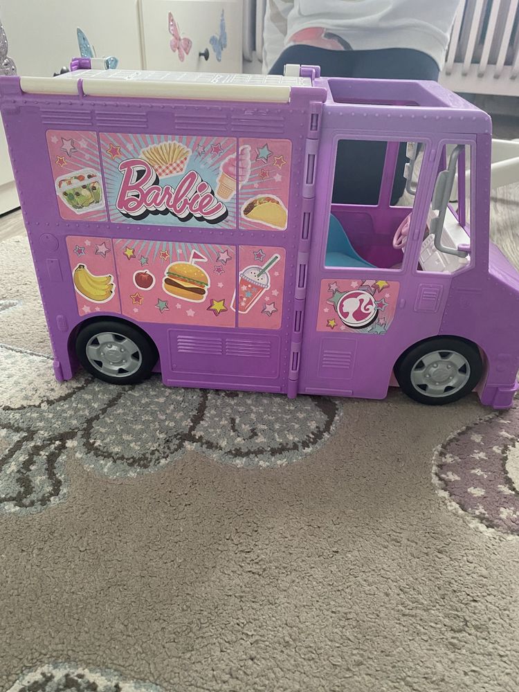 Barbie Samochód FoodTruck dla lalek oryginalny MATTEL