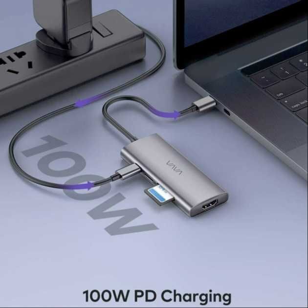 USB-хаб VAVA USB-C Hub 7-в-1 4k HDMI (VA-UC017)
