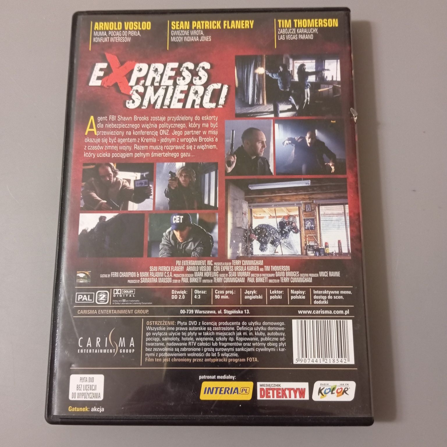 Express śmierci, film DVD, stan bdb