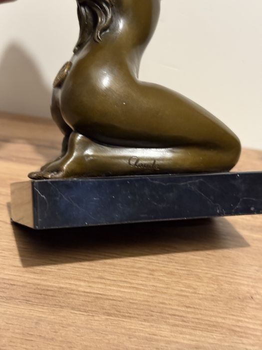 Бронзовая статуэтка, фигурка, скульптура, эротика, мрамор