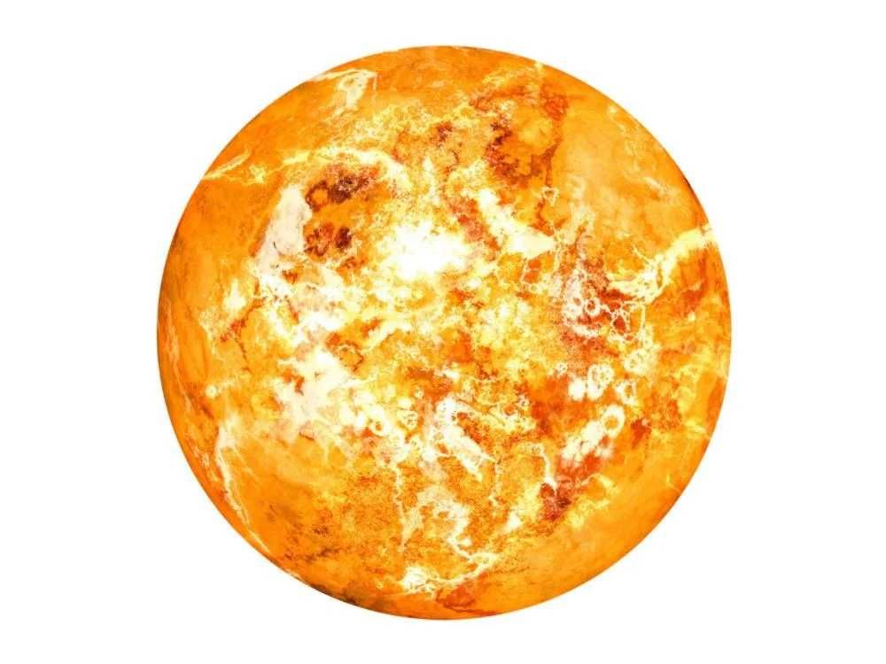 Наклейка на стіну Сяючі планети 3D Сонце 30см светящаяся світиться