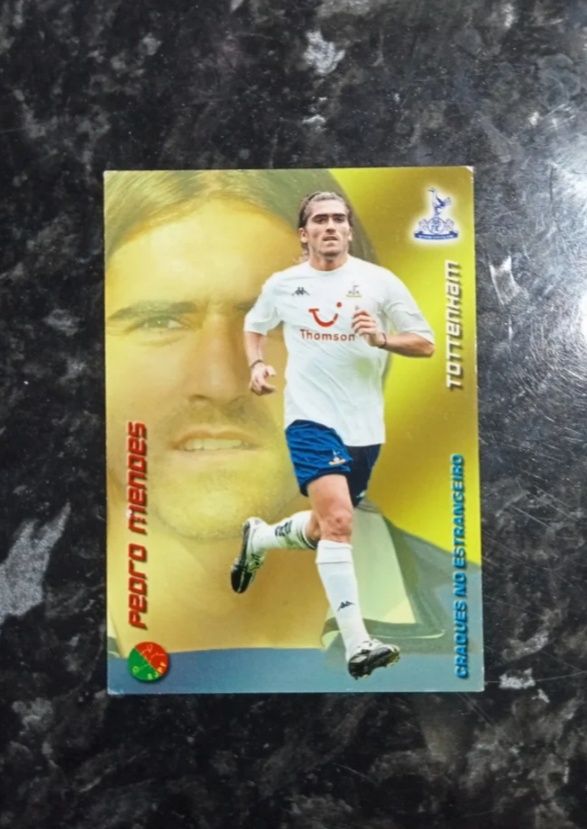 Carta Pedro Mendes Tottenham 2004/05 Panini