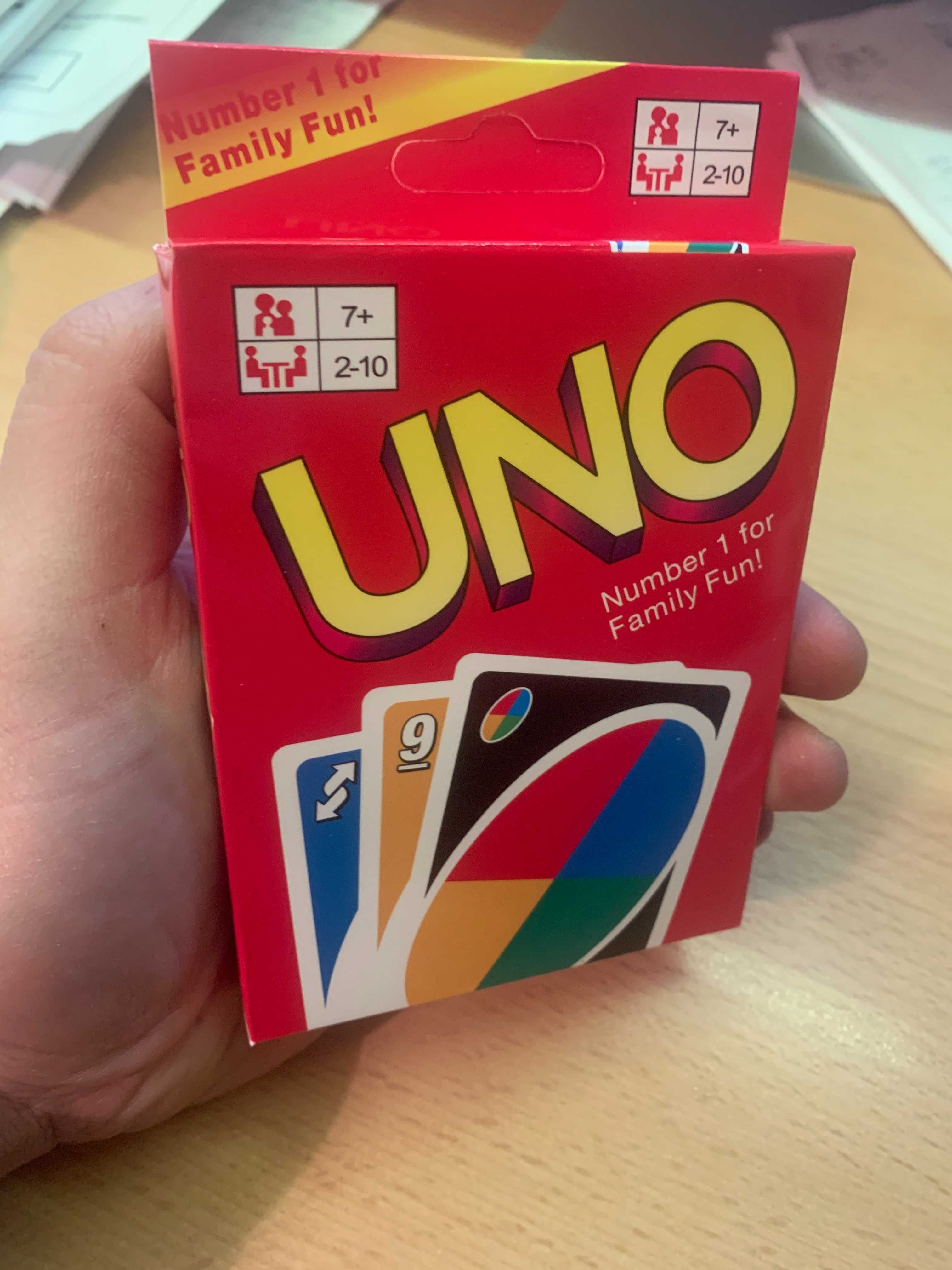 -= UNO =- Karty do gry Gra Klasyczna karciana logiczna planszowa