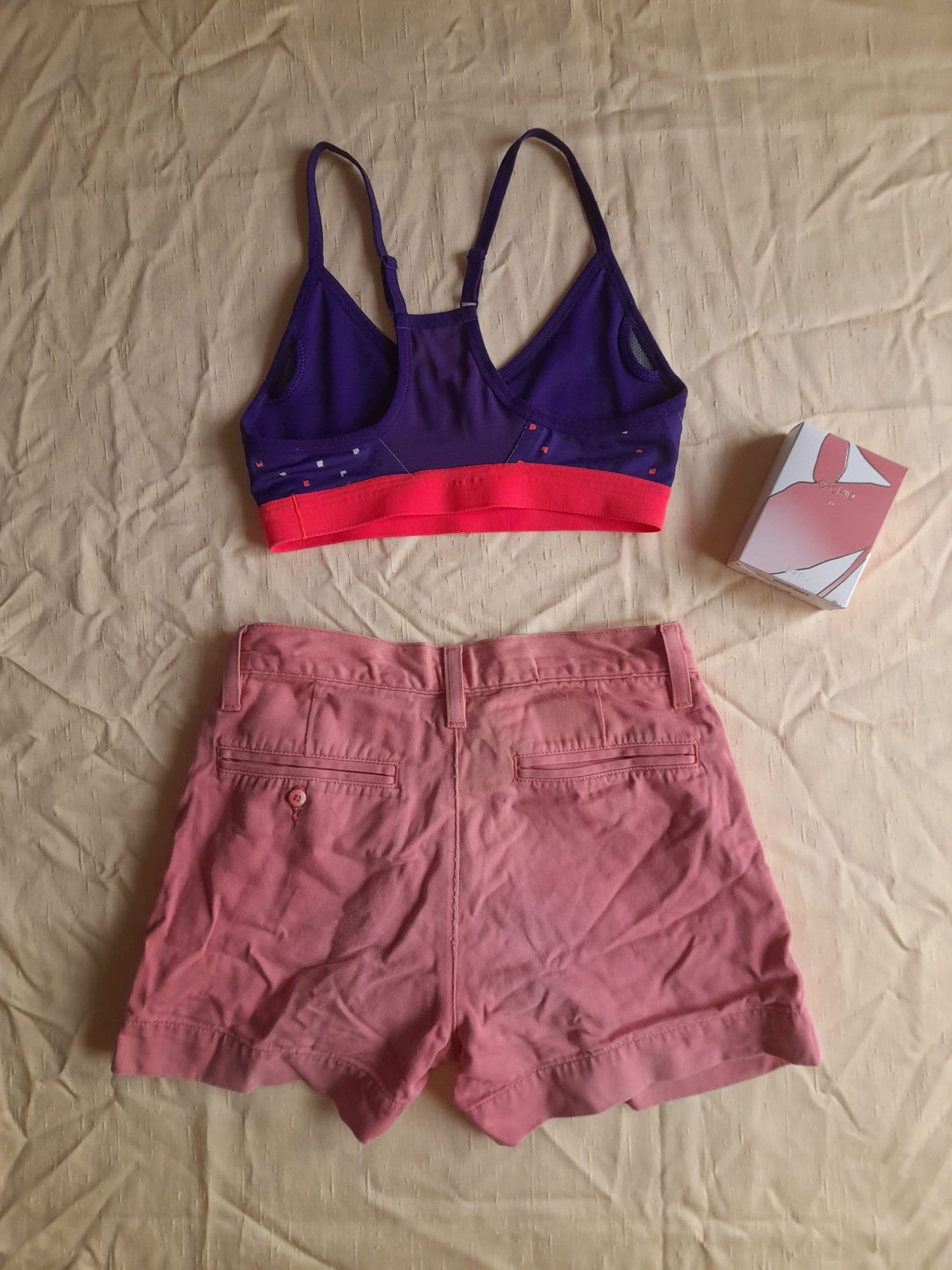 Conjunto 3 artigos, Lauren Ralph, Nike e perfume Zara