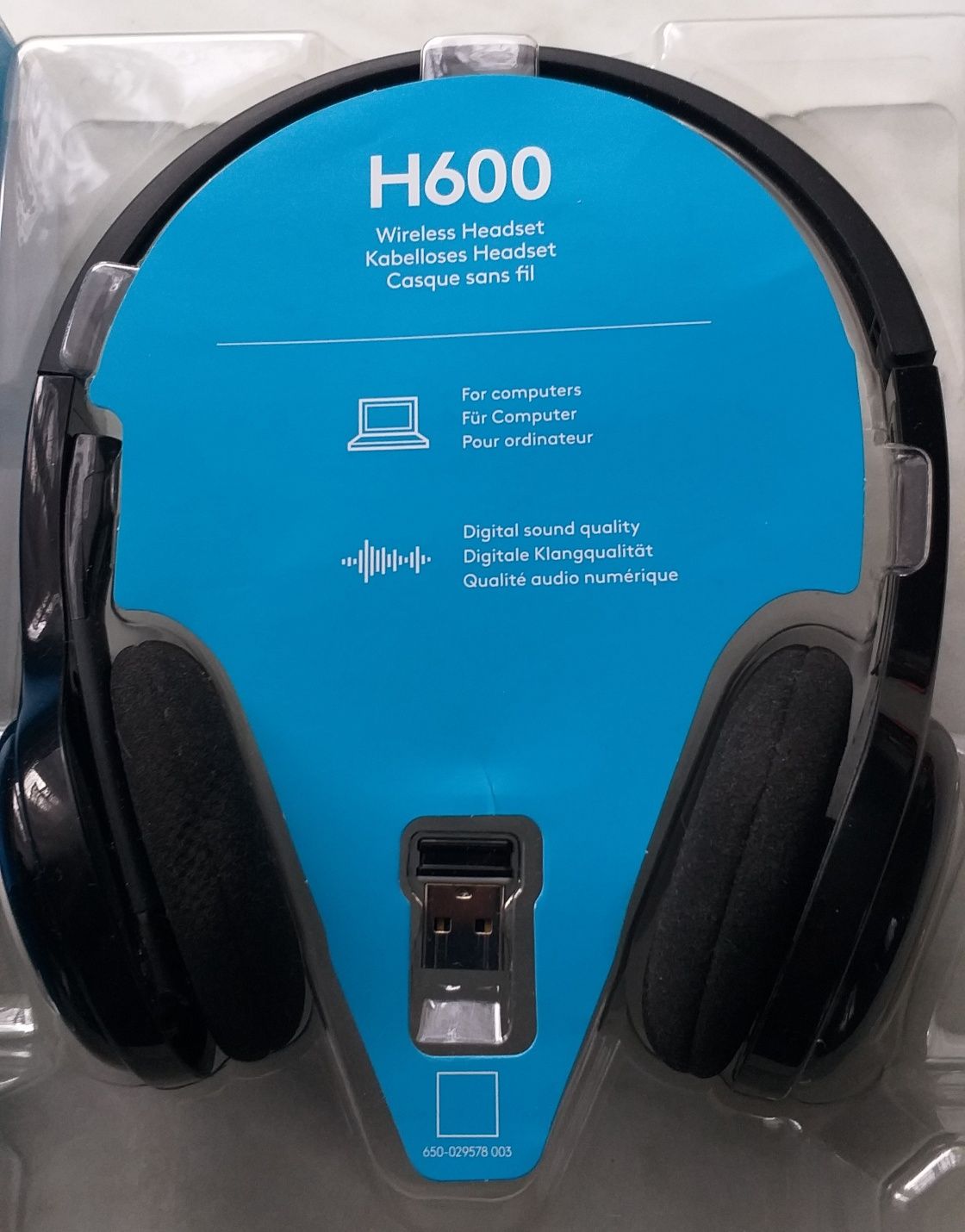 Słuchawki Logitech H600 bezprzewodowe  z mikrofonem