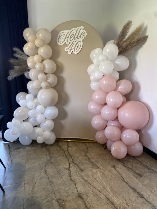 Ścianka balonowa do zdjęć chrzciny, komunia, urodziny na każdą okazję