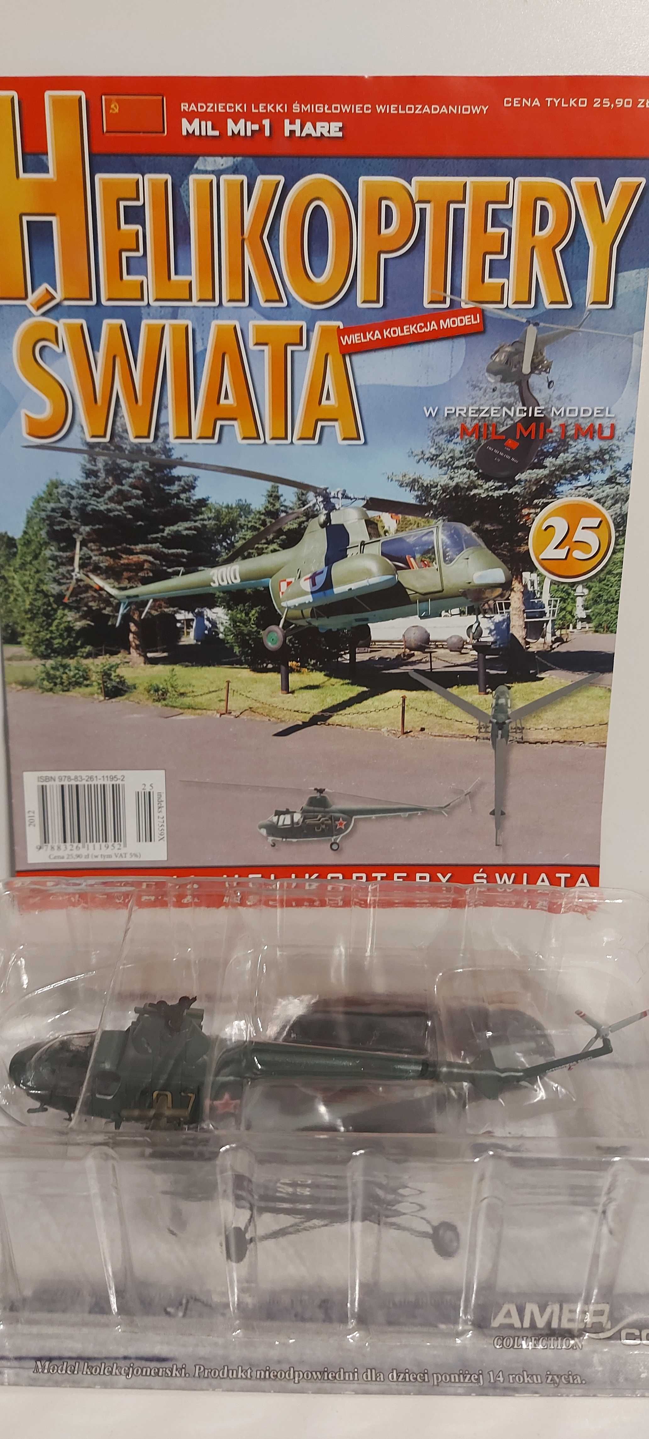 Model śmigłowca Mil MI-1MU Amercom 1:72