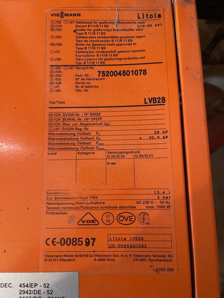 Kocioł Gazowy Viessman 28kW