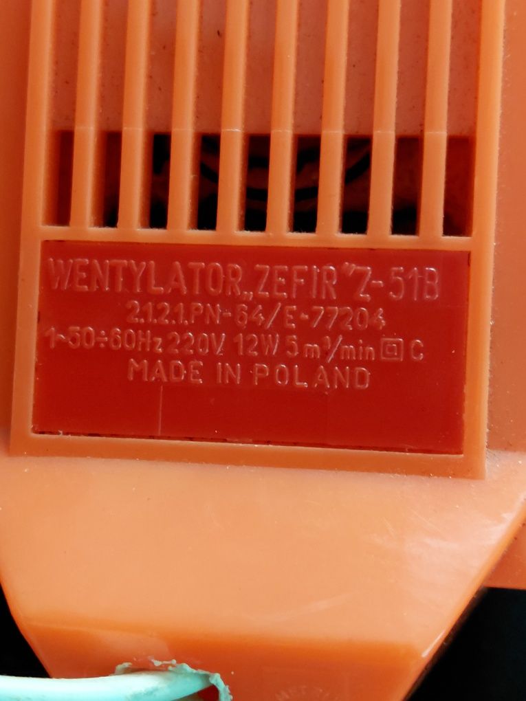 Wentylator Zefir PRL