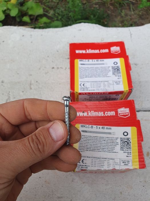 Wkręty do łączników ciesielskich 5x40mm 250szt.