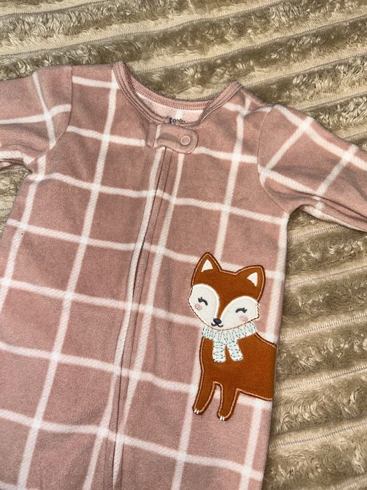 Флісовий сліп від carter’s 6-9місяців(74 розмір)