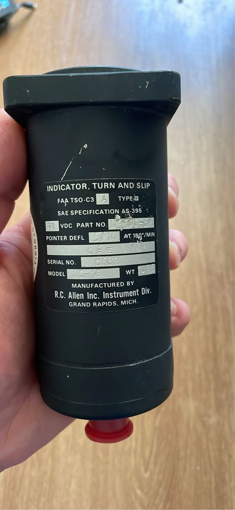 Indicator turn and slip 1975