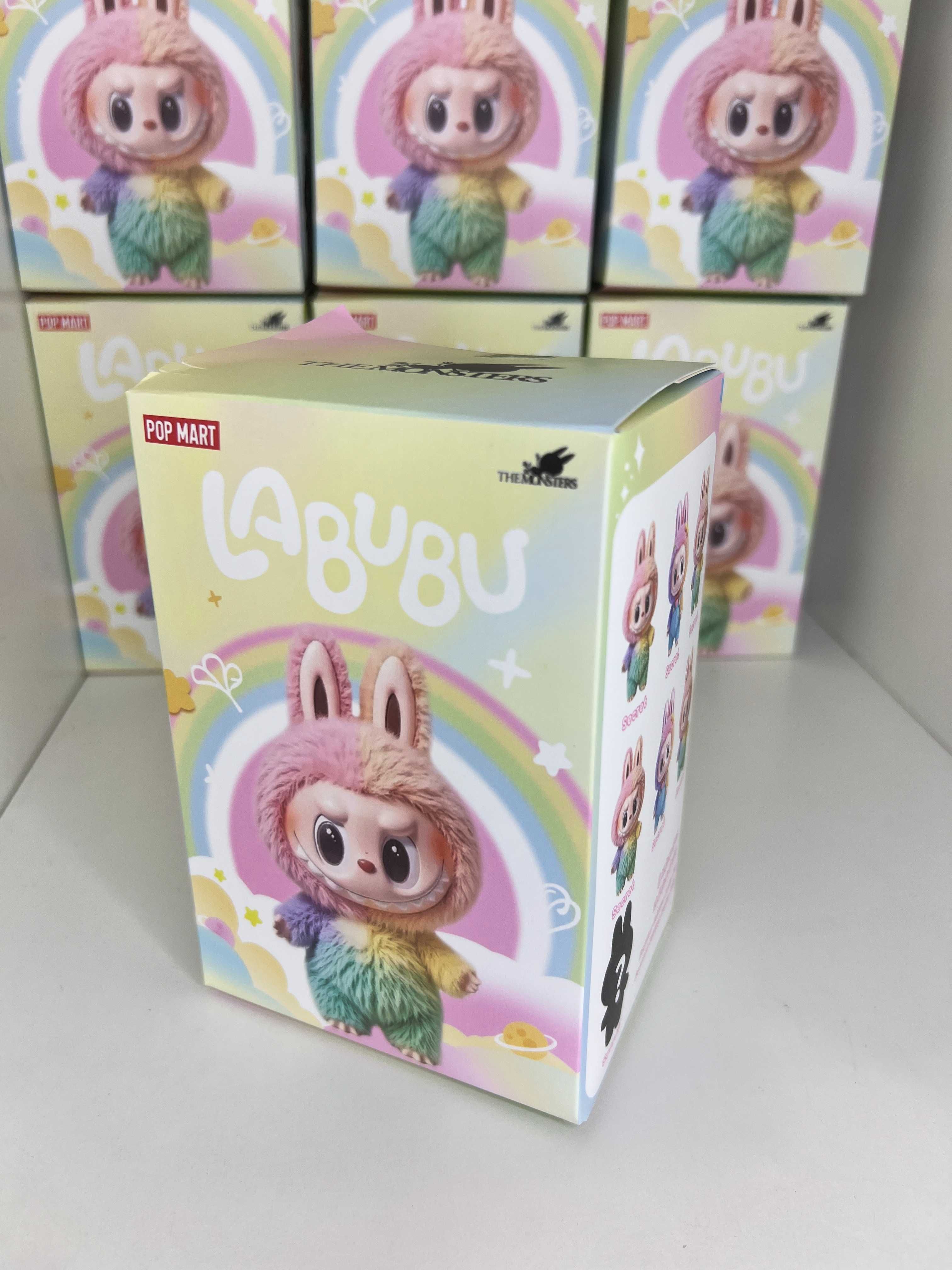 Labubu 4.0 v4 Tęczowa Kolorowa 4 popmart The Monsters Secret