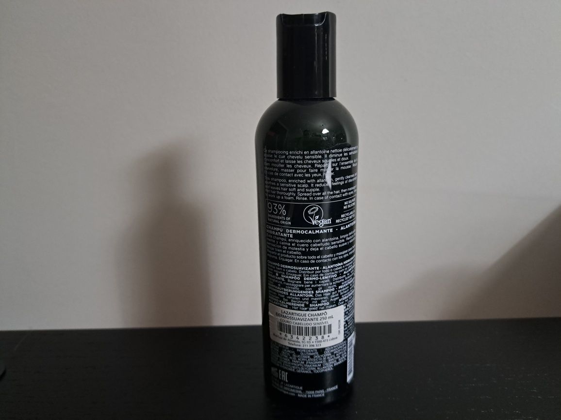Lazartigue Calm champo shampoo couro cabeludo sensível 250 ml VEGAN