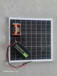 Zestaw fotowoltaiczny działka Rod budowa garaż  panel solarny przetwor