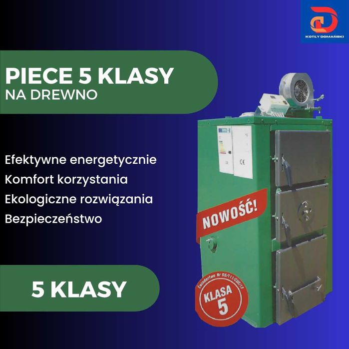 Piec Kocioł na Drewno 5 Klasy | Dostawa