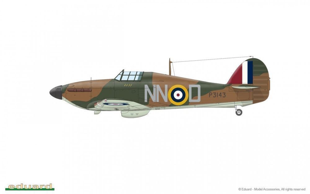 Eduard 7099 Hurricane Mk I Profipack Edition 1/72 Model do sklejania