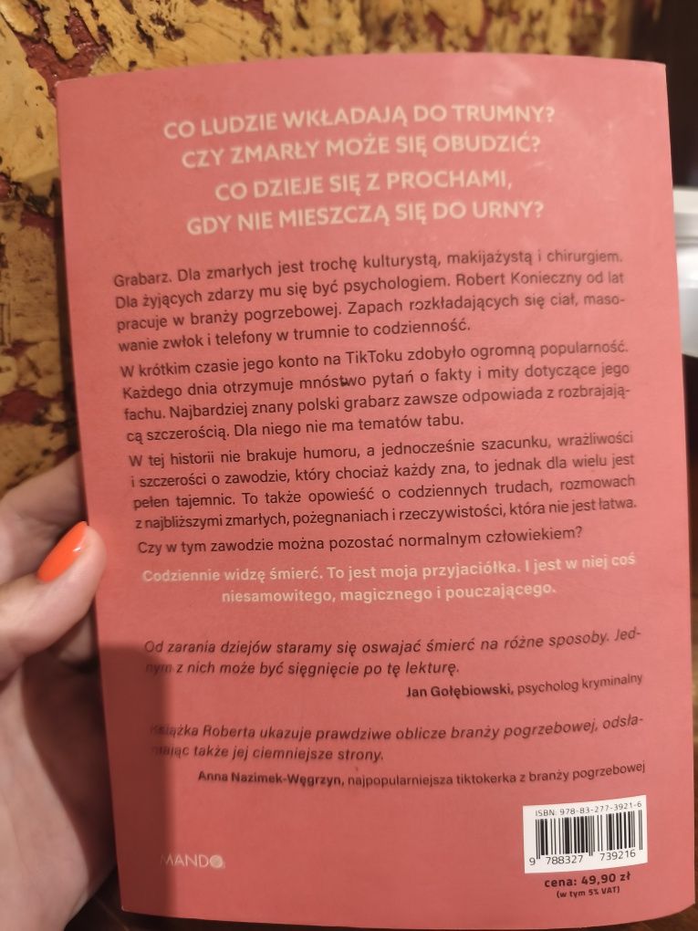Moja przyjaciółka Śmierć Robert Grabarz Konieczny