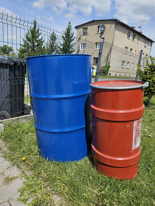 Beczki metalowe 200l i mauzery 1000l po więcej informacji proszę dzwon