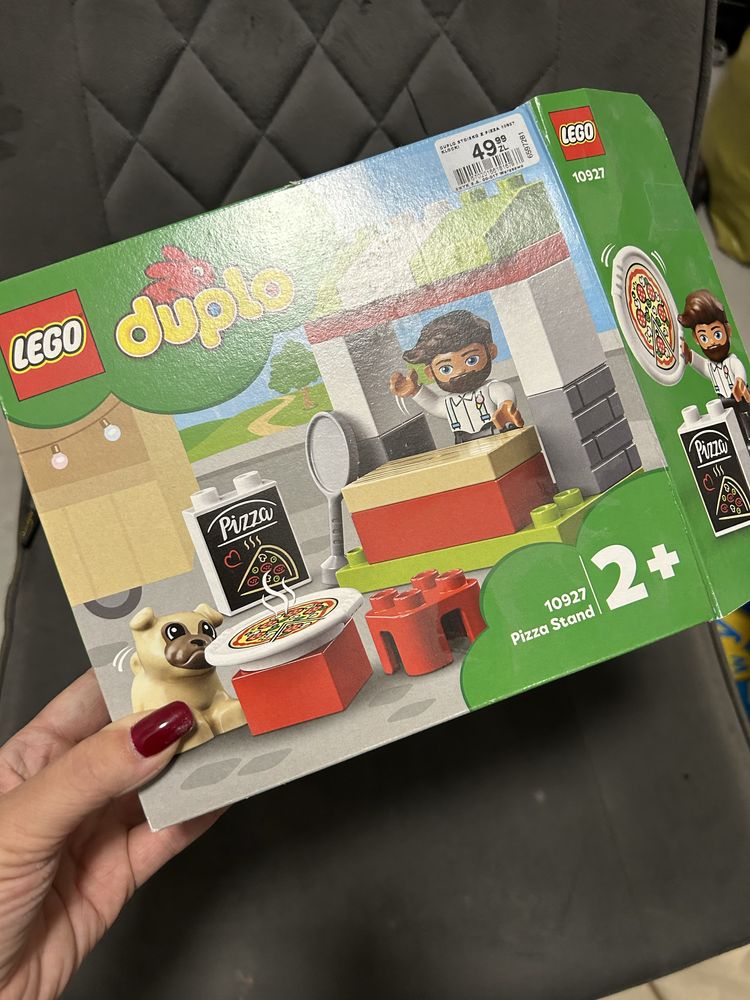 Klocki lego duplo straż koparka wywrotka pizza