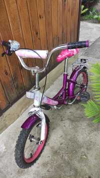 Велосипед дитячий рожевий для дівчинки