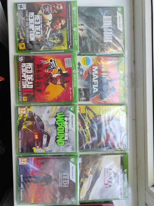 Steelbook, XBOX series, Cyberpunk,Red dead redemption, Call of Duty