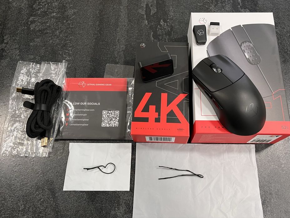 Мишка ігрова бездротова 4к 52г в чудовому стані 4000hz | Мышка игровая