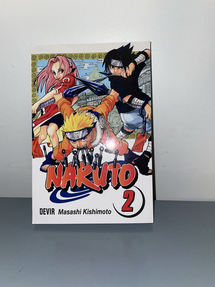 Livros Naruto ( Volumes 1 a 4 )