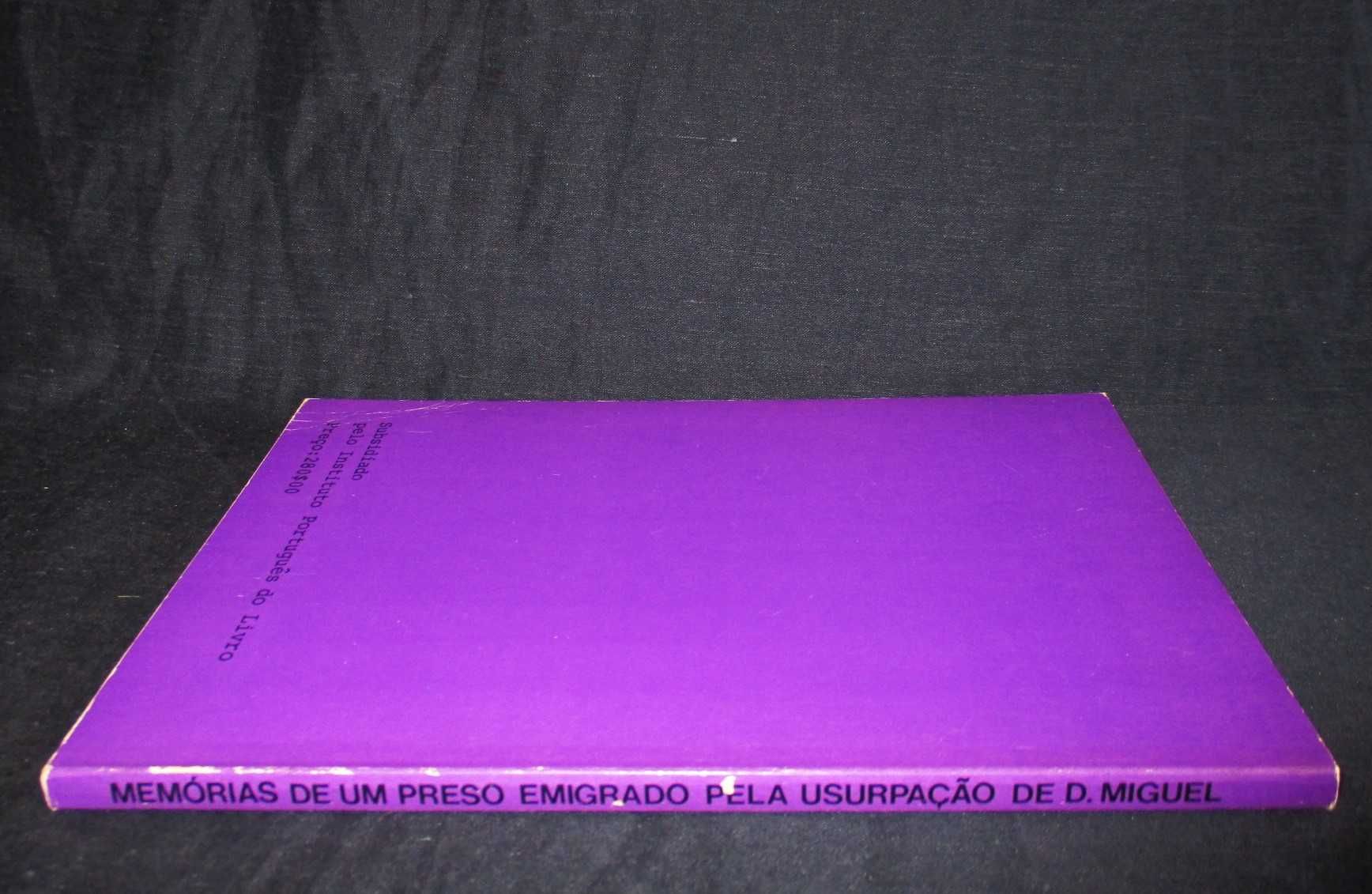 Livro Memórias de um preso emigrado pela usurpação de D. Miguel
