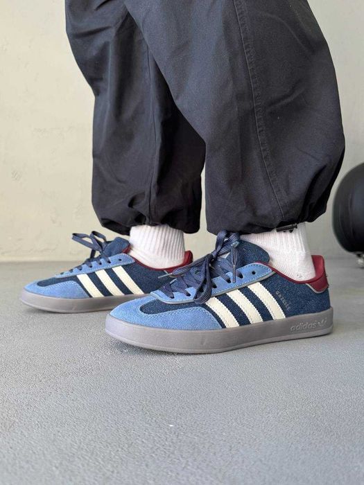 Кросівки Adidas Gazelle Blue/Red premium
