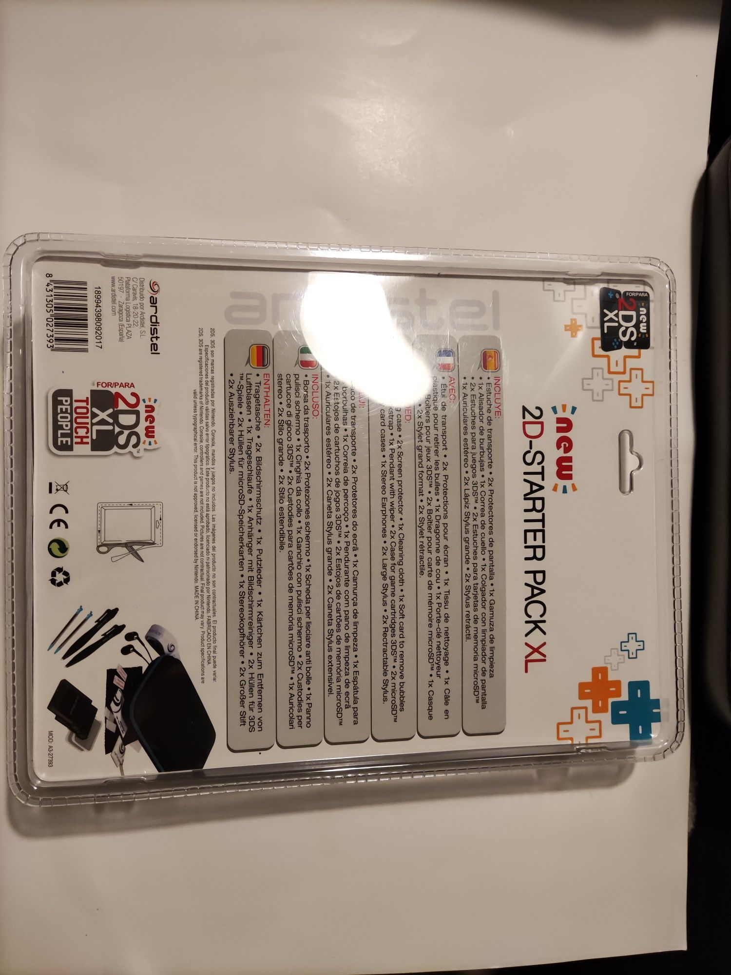 Starter Pack Nintendo 2DS XL novo