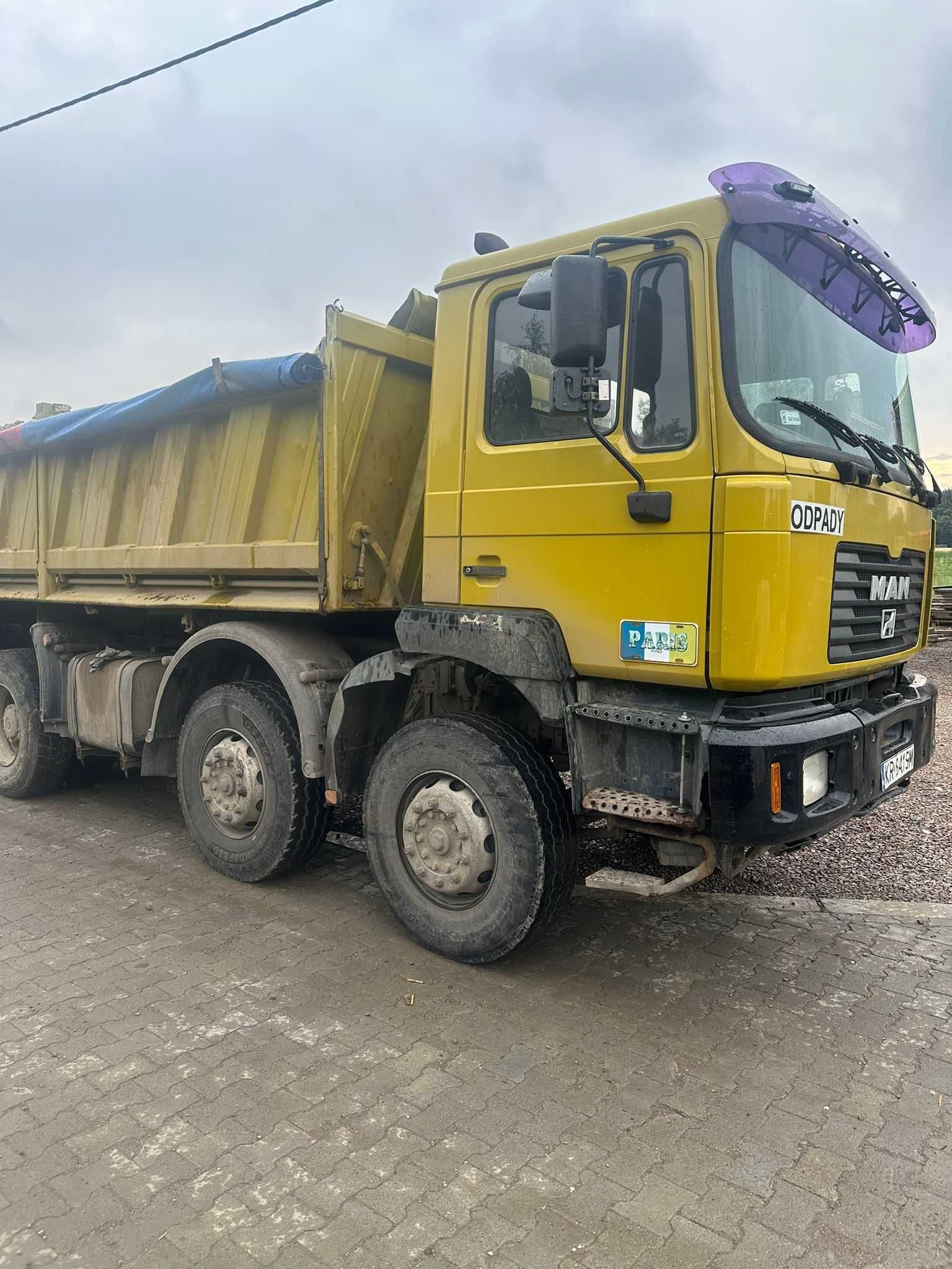 Wywrotka MAN F2000, rocznik 2002