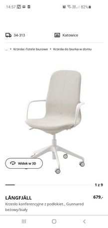 Fotel biurowy obrotowy IKEA