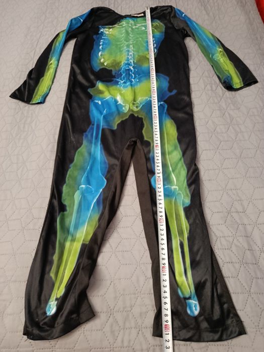 Kombinezon przebranie kościotrup halloween r 134/140