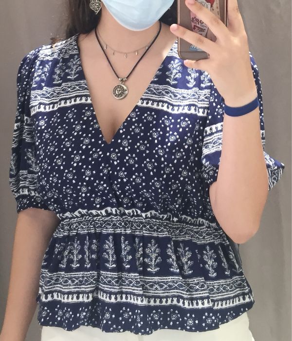 Blusa Puff sleeve da Zara