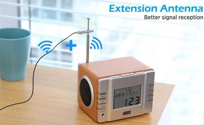 Нова MP3-стереосистема з FM, годинник, SD-карта, USB та AUX