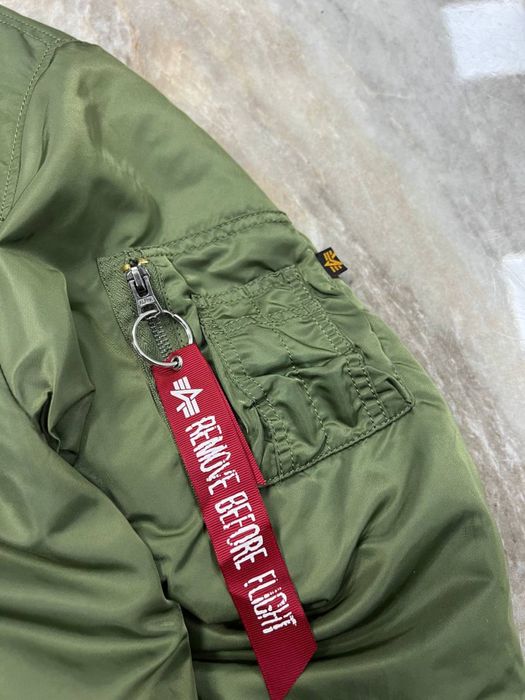 Дутий бомбер Alpha Industries MA-1 оверсайз куртка альфа XXL ma-2 n2b