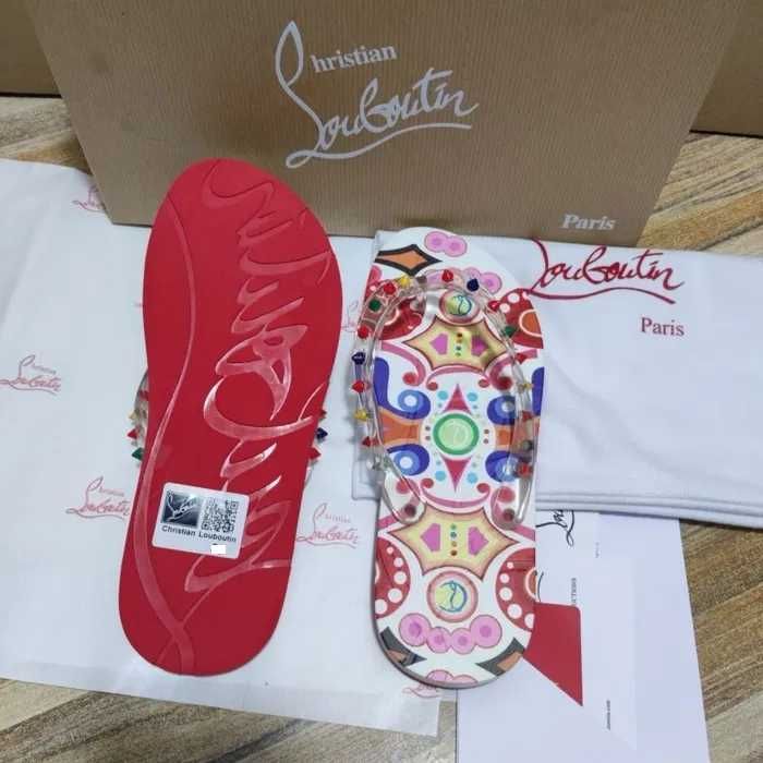 Вьетнамки шлепки Christian Louboutin