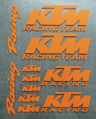 Kit Ktm Racing autocolantes