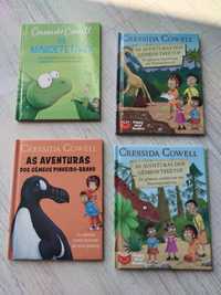 Conjunto 4 livros Mac Donalds Cressida Cowell