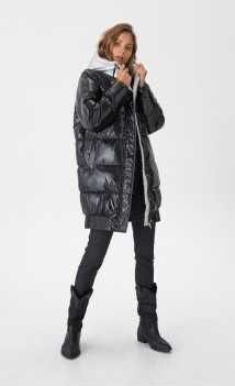 House pikowana dłuższa  kurtka  S/M  black