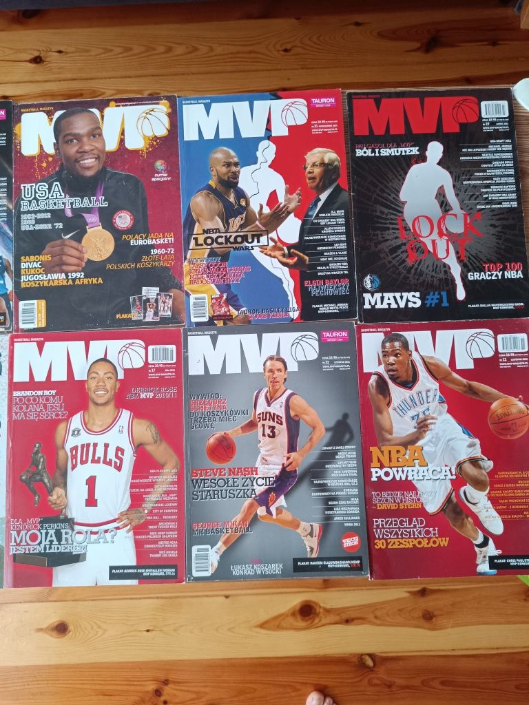 Magazyn MVP NBA stan bardzo dobry