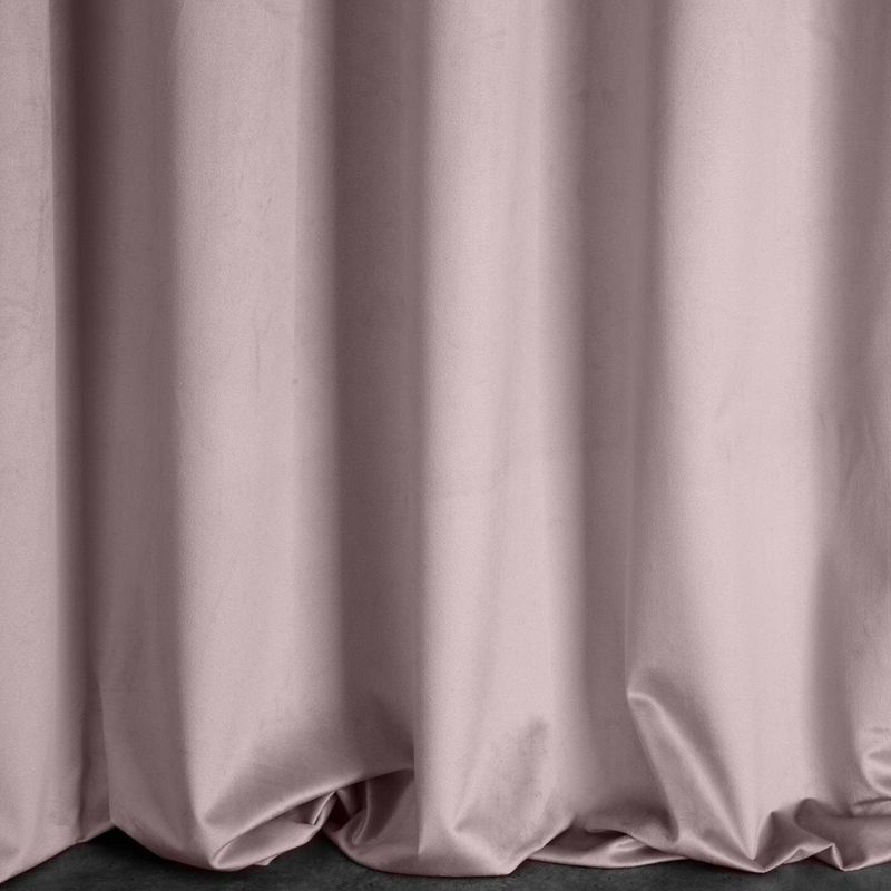Zasłona 135x270 Dekoracyjna Velvet Rosa na Taśmie