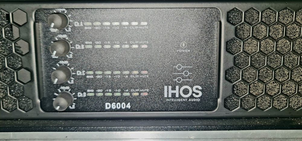 Amplificador ihos D6004  4 canais 4x 3000w 4ho
