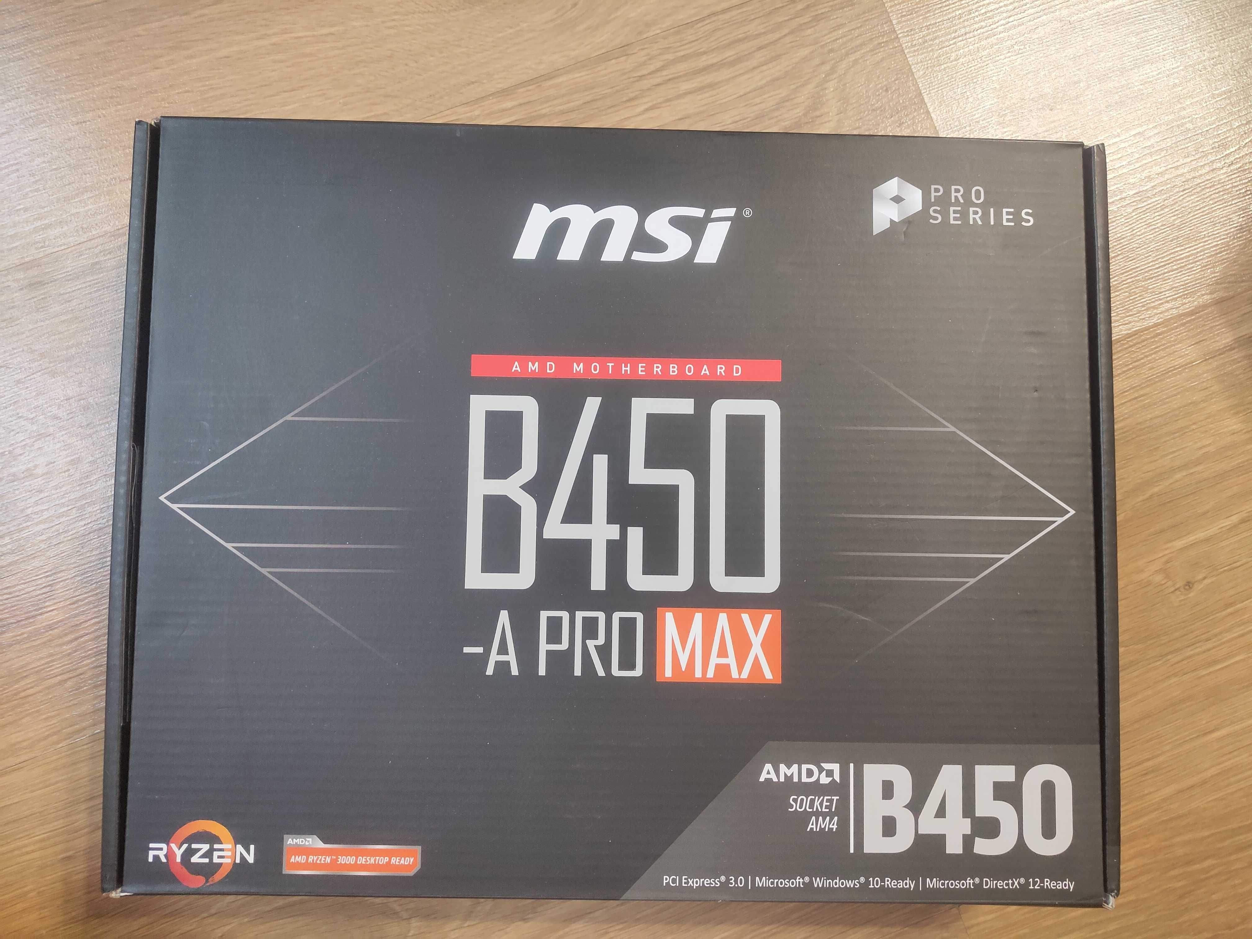 MSI B450-a pro max