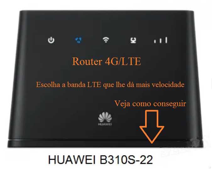 Router Huawei B310 desbloqueado. ESCOLHA o 4G com mais velocidade